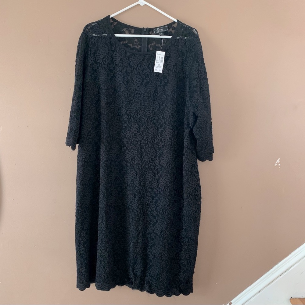 Dress Barn Woman’s 22W Black Lace Dress